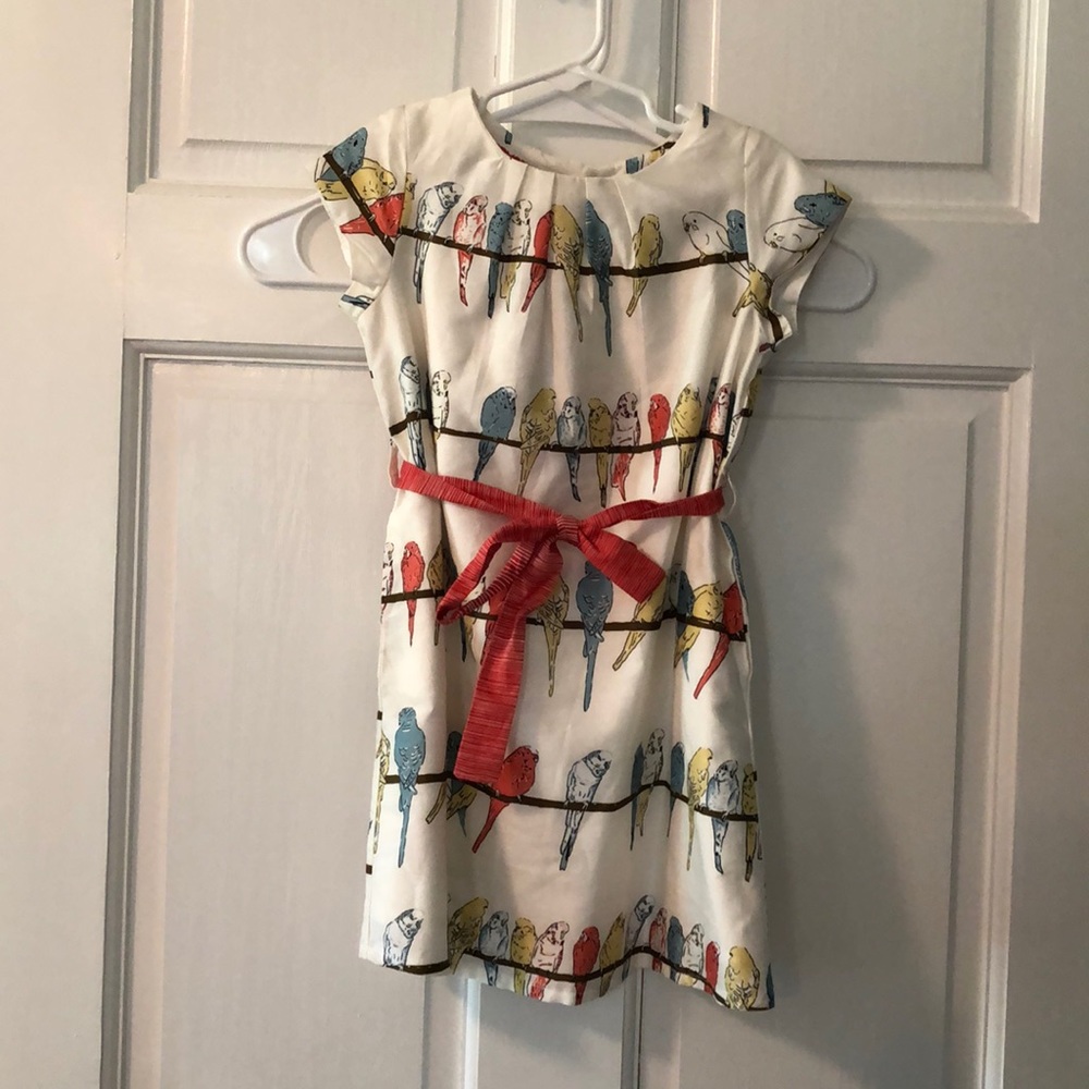 European Palava organic Dress with Birds